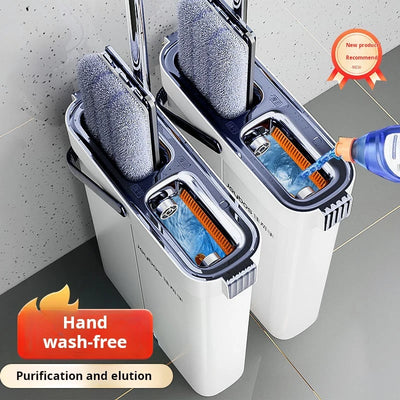 Mop en Emmer Set met Uitwringsysteem – Handsfree Reiniging