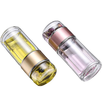 Herbruikbare Glazen Waterfles voor Dagelijks Gebruik - 420ML