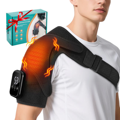 Verwarmde Schouderbrace met Vibratie voor Gewrichtspijn en Spierontspanning