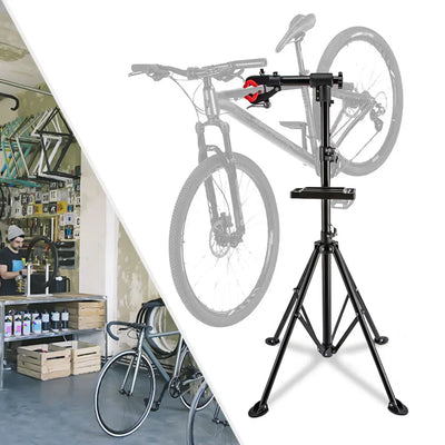 Verstelbare Fiets Reparatiestandaard 108–190 cm – Professionele Draagbare Bike Repair Stand voor Onderhoud