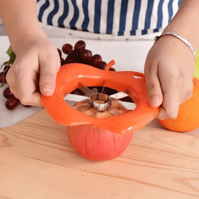 Appelsnijder RVS – Handmatige Fruit Slicer met Vierkante Bladen