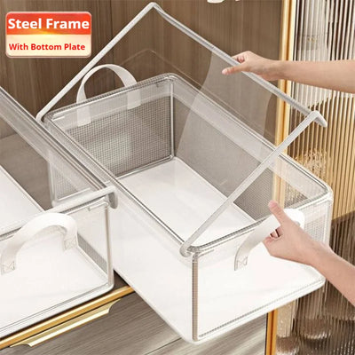 Transparante Opbergbox PVC – Waterdichte Kleding Organizer met Frame (26L)