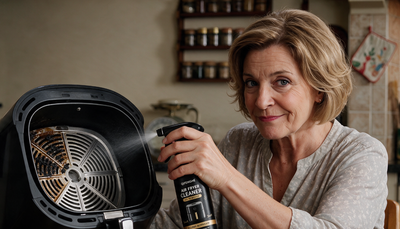 Het Alibi van Martine – Airfryer Reinigingsspray met Doek, 110 ml