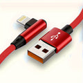 Snelladende 90° USB Kabel voor iPhone en iPad