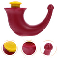 Yoga Neti Pot Nasal Rinsing Nose Wash Sinus Irrigation Red Horn Cleaner Plastic Yoga Neti Pot Nose Cleaner Nasal Rinsing Wash