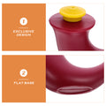 Yoga Neti Pot Nasal Rinsing Nose Wash Sinus Irrigation Red Horn Cleaner Plastic Yoga Neti Pot Nose Cleaner Nasal Rinsing Wash