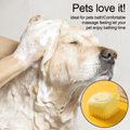 Zachte Honden Shampoo Borstel met Afneembare Kop
