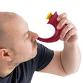 Yoga Neti Pot Nasal Rinsing Nose Wash Sinus Irrigation Red Horn Cleaner Plastic Yoga Neti Pot Nose Cleaner Nasal Rinsing Wash
