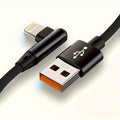 Snelladende 90° USB Kabel voor iPhone en iPad