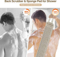 Diepreinigende Rugschrobber voor Douche en Bad