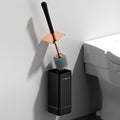 1pc Toilet Brush And Holder, Elegant Toilet Bowl Brush Set With Ergonomic Long Handle, Modern Bathroom Decor Cleaning Accessories, Durable, Deep Cleaning