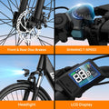 Elektrische Woon-Werkfiets: Krachtige 250W Motor, 80km Bereik, Hydraulische Remmen