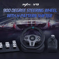 PXN V9 Gen2 Racing Stuur – Gaming Steering Wheel met Pedalen (PS4, Xbox, PC)