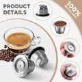 Herbruikbare Koffiepad RVS voor Nespresso Voorkomt Afval met Rijke Crema