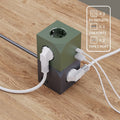 Cube Stekkerdoos 4000W met USB-C Fast Charging, Magnetische Basis & Overspanningsbeveiliging