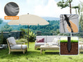 WOLTU Strandparasol – UV-Beschermende & Waterdichte Parasol (In Hoogte Verstelbaar)