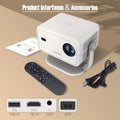 Magcubic Smart Projector 360° – Native 1080P Beamer voor WK, Films & Gaming