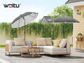 WOLTU Strandparasol – UV-Beschermende & Waterdichte Parasol (In Hoogte Verstelbaar)
