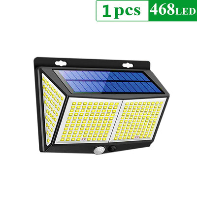 Solar LED Buitenlamp met Bewegingssensor – Waterdicht