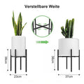 Verstelbare Plantenstandaard – Uitschuifbare Metalen Bloempot Houder