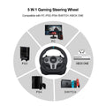 PXN V9 Gen2 Racing Stuur – Gaming Steering Wheel met Pedalen (PS4, Xbox, PC)