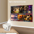Magcubic Smart Projector 360° – Native 1080P Beamer voor WK, Films & Gaming