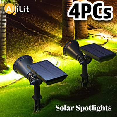 Solar Spotlight 9 LED Tuinverlichting Waterdicht voor Donkere Tuinpaden