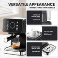 20 Bar Espressomachine met Touchscreen voor Perfecte Extractie en Romig Melkschuim