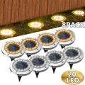 Solar Grondspots voor Verlichting van Tuinpaden en Oprit 8/20 LED