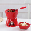 Chocolade Fondue Set 300ml – Smeltpot met Vorkjes voor Delen & Dessert