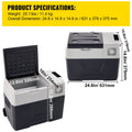 VEVOR Draagbare Compressor Koelkast, Houd Eten Vers Tijdens Reizen 15L-55L