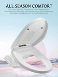 Smart Toiletbril met Bidet &amp; Verwarming – Automatische Deksel, Warm Water en Droogfunctie