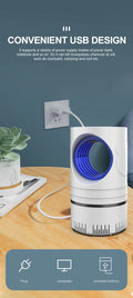 USB Muggenlamp met Zuigkracht – LED Mosquito Killer met UV Licht
