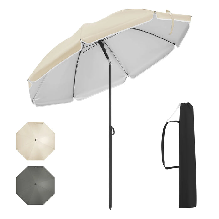 WOLTU Strandparasol – UV-Beschermende & Waterdichte Parasol (In Hoogte Verstelbaar)