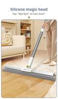Siliconen Magic Broom met Draaibare Kop en Trekblad