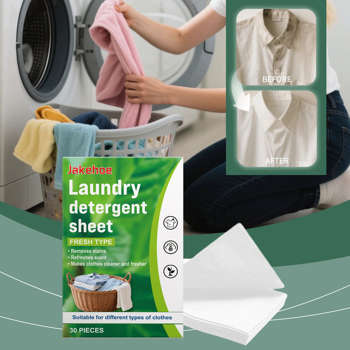 Wasmiddel Vellen – Oplosbare Laundry Sheets voor Schone & Frisse Was