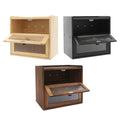 Houten Brooddoos met Dubbele Verdieping