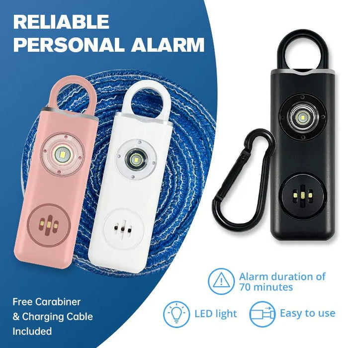 Persoonlijk Alarm 130dB, Oplaadbare Noodhulp Sirene voor Maximale Veiligheid