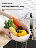 Multifunctionele Afgiemand met Handvat – Rijst-, Fruit- en Keuken Zeef