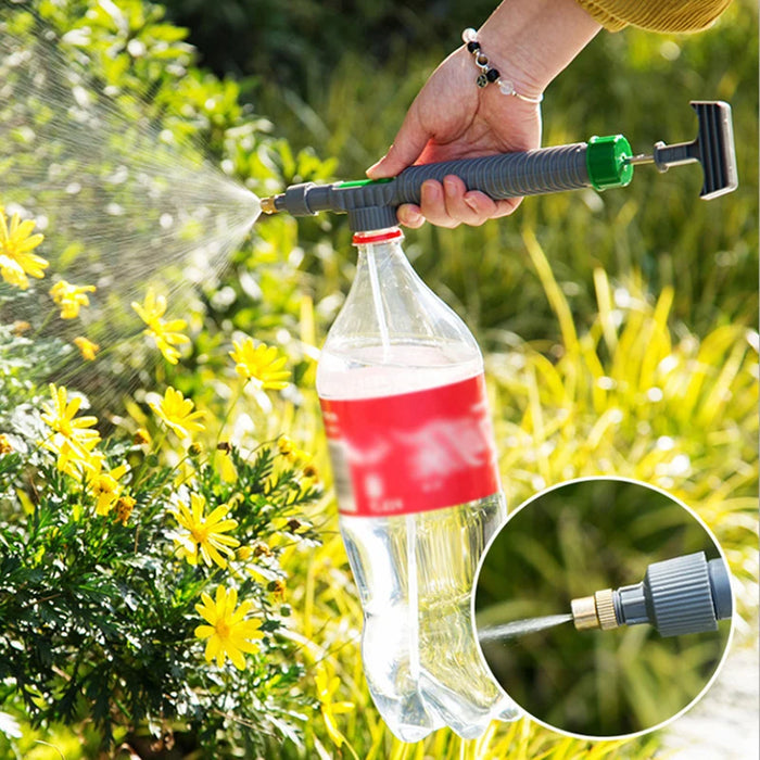 Handmatige Hogedruksproeier voor Flessen, Verstelbare Plantenspuit voor Tuinonderhoud