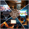 Magcubic Smart Projector 360° – Native 1080P Beamer voor WK, Films & Gaming
