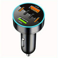 6-in-1 Autolader Adapter PD USB-C Snelladen Voor Onderweg