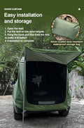 SUV Dak- en Achterklep Tent – Waterdichte Zon- en Regenschuilplaats voor 3–4 Personen
