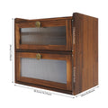 Houten Brooddoos met Dubbele Verdieping