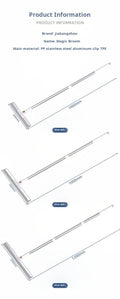 Siliconen Magic Broom met Draaibare Kop en Trekblad