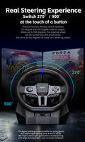 PXN V9 Gen2 Racing Stuur – Gaming Steering Wheel met Pedalen (PS4, Xbox, PC)