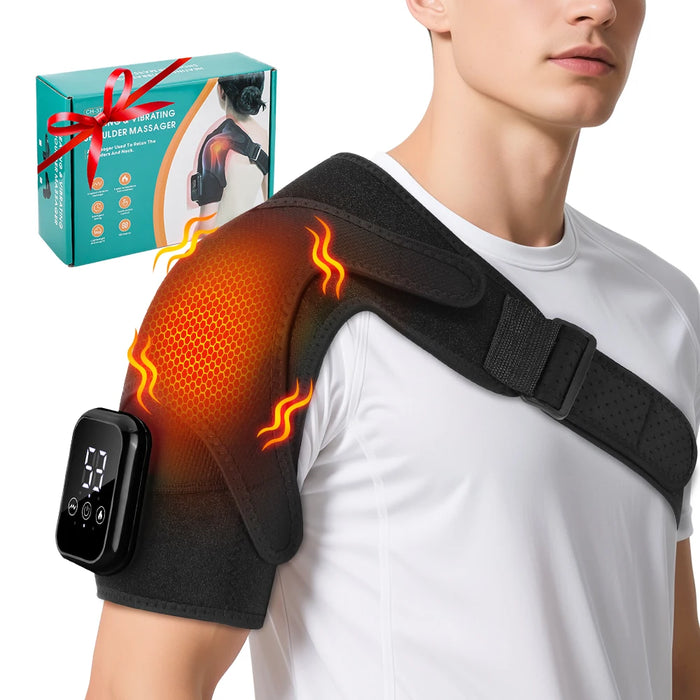Verwarmde Schouderbrace met Vibratie voor Gewrichtspijn en Spierontspanning