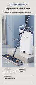 Mop en Emmer Set met Uitwringsysteem – Handsfree Reiniging