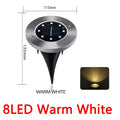 Solar Grondspots voor Verlichting van Tuinpaden en Oprit 8/20 LED