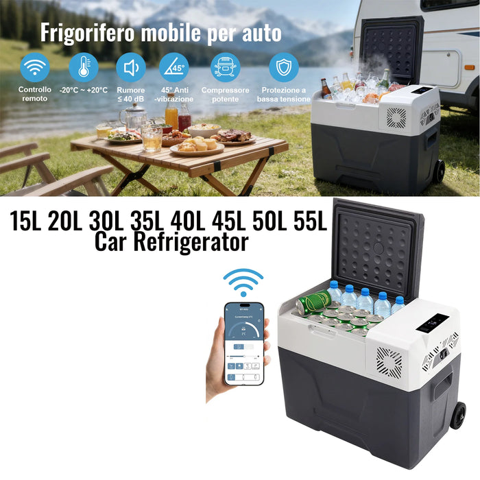 VEVOR Draagbare Compressor Koelkast, Houd Eten Vers Tijdens Reizen 15L-55L